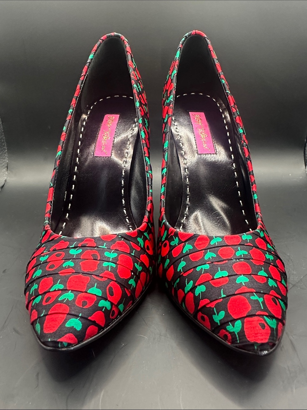 Betsey Johnson, Chelsea II Cherry, Pointed-Toe Pumps - Size 8 1/2 - New w/Box